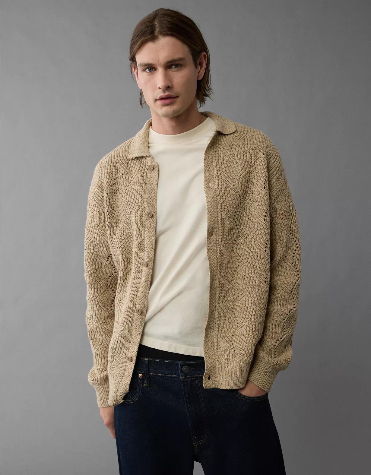AE Collared Cardigan Product Image