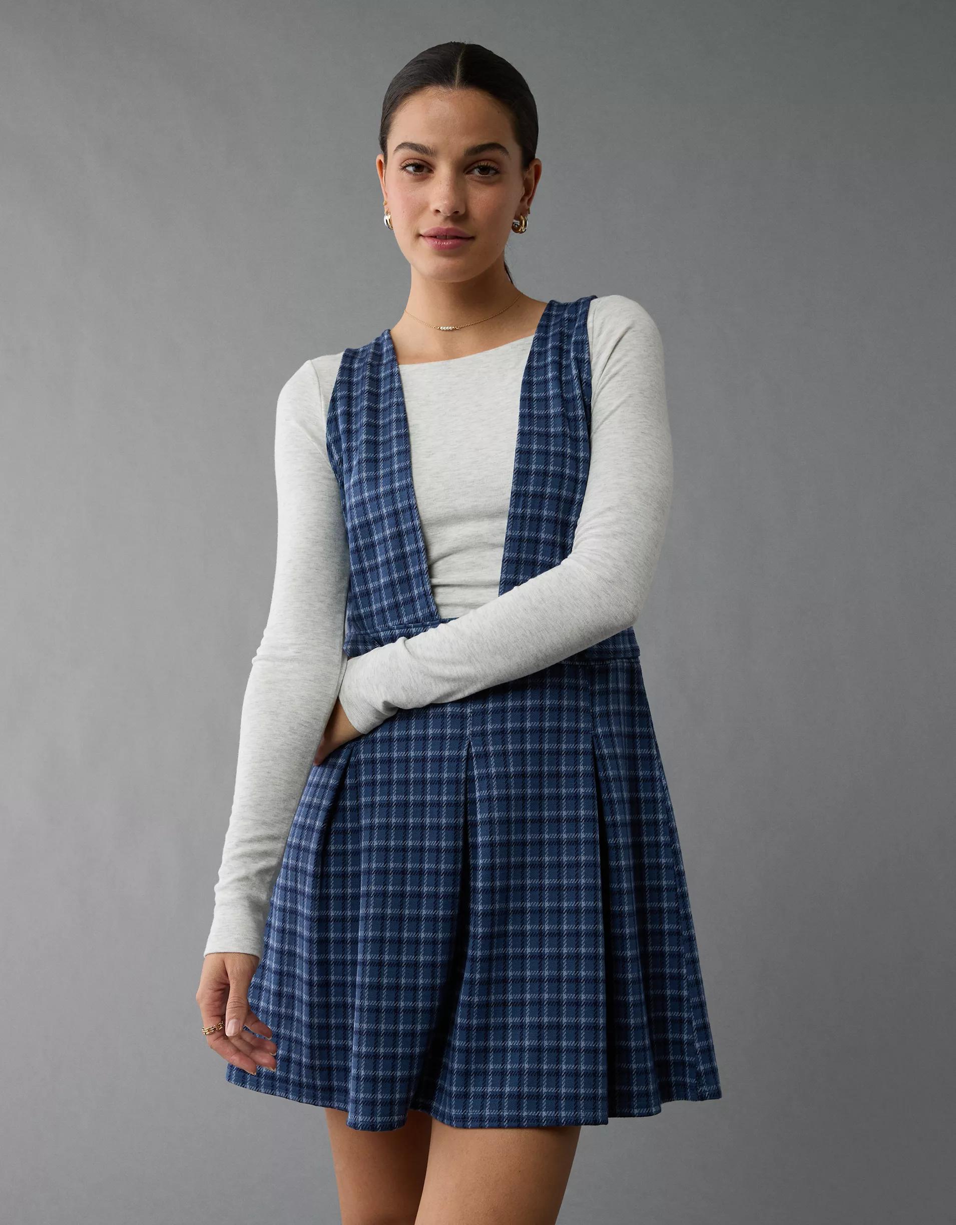 AE It Knit Pinafore Mini Dress Product Image