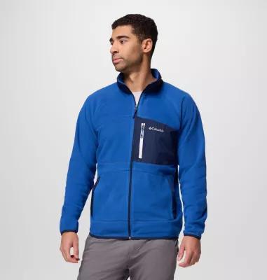 Columbia Mens Fast Trek Overlay Full Zip Fleece Jacket- Product Image