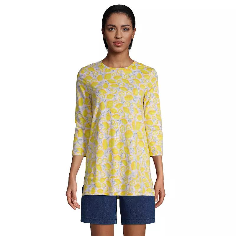 Womens Lands End Slubbed Swing Tunic Top Product Image