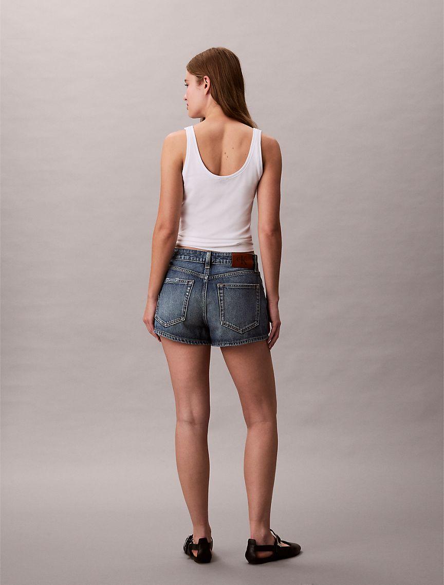 Denim Mini Shorts  Product Image