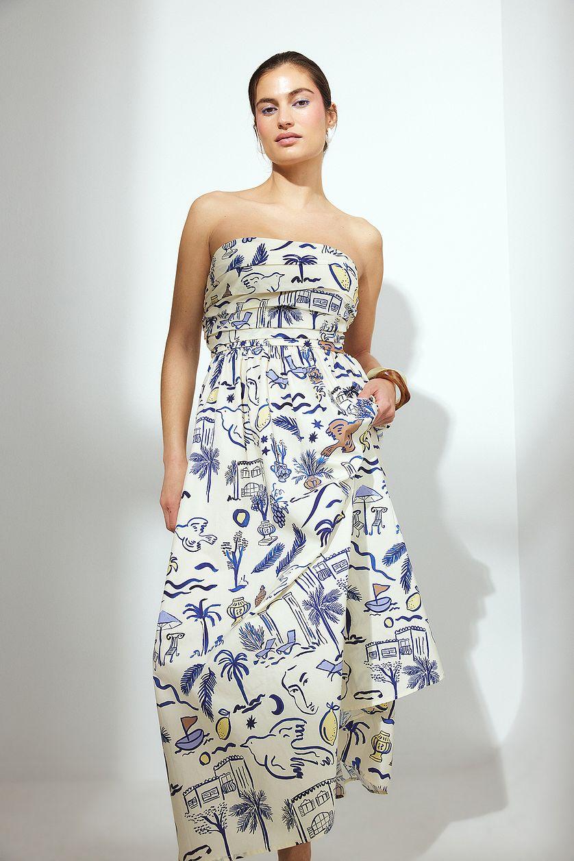 Bandeau Tie Back Dress Product Image