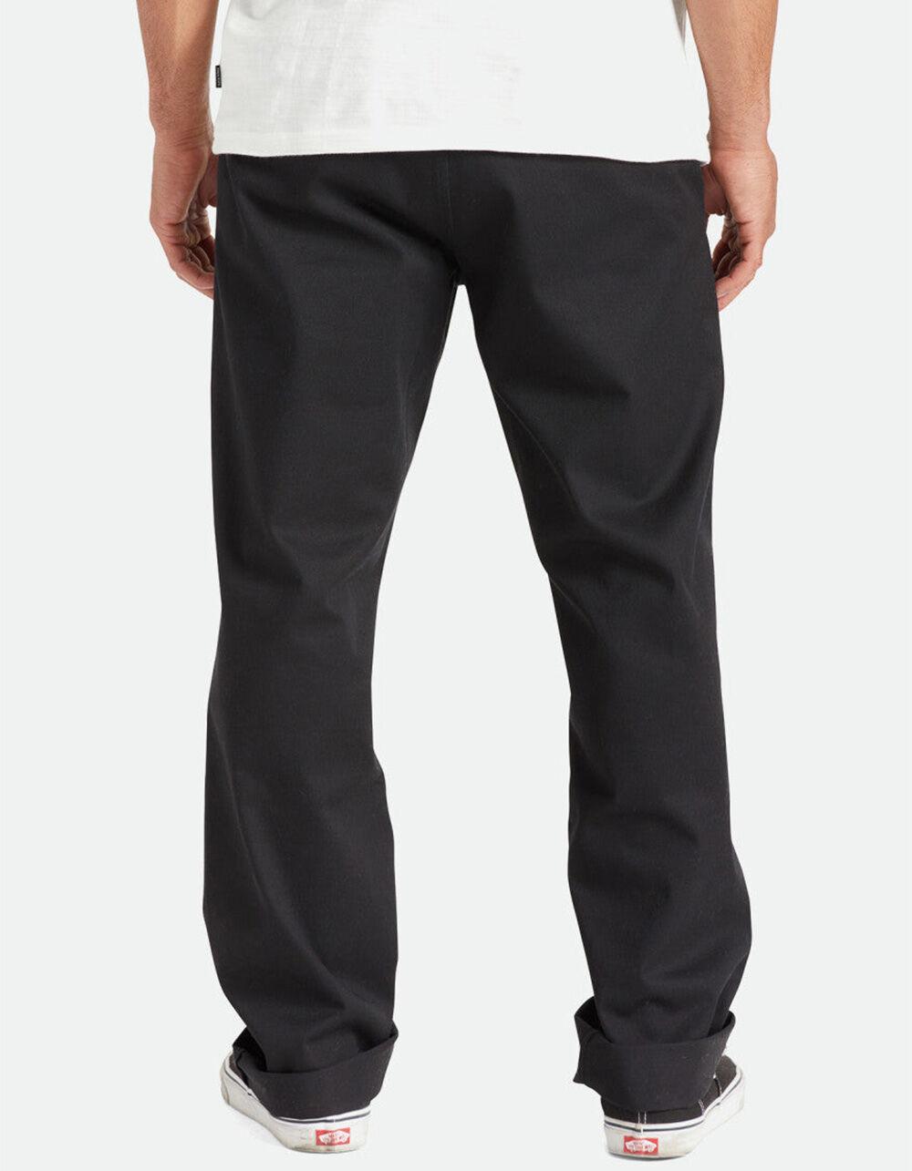 BRIXTON Choice Chino Mens Relaxed Pants - BLACK Product Image