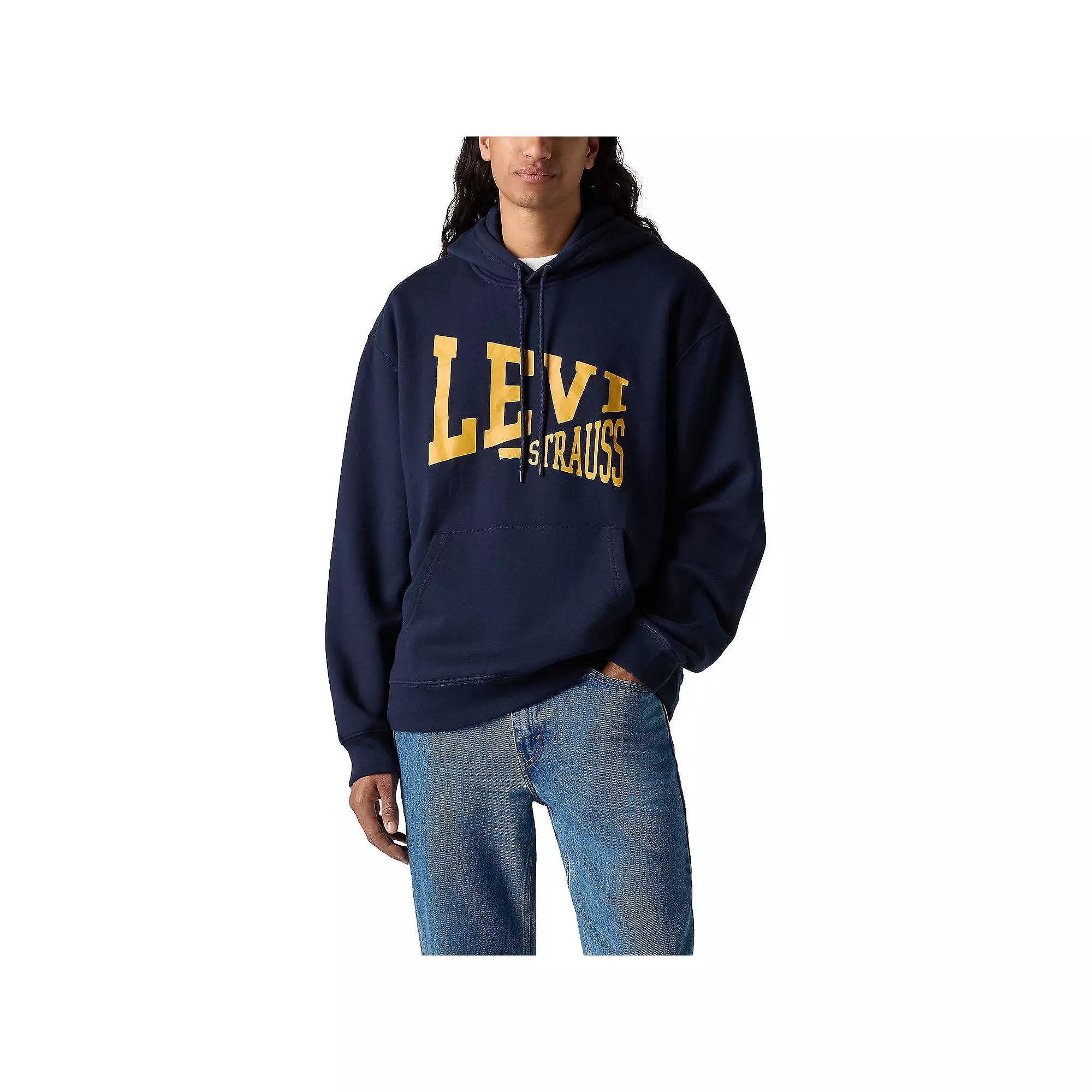 Men's Levi's® Relaxed Fit Graphic Hoodie, Size: XXL, Blue Product Image