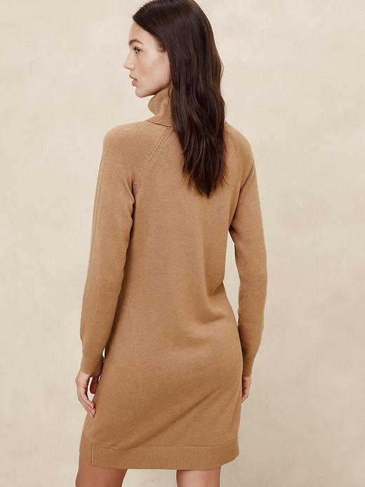 Turtle-Neck Sweater Dress Product Image