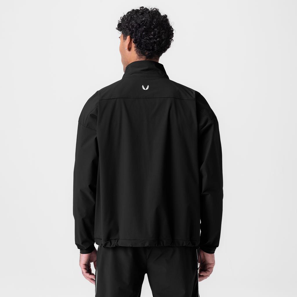 0970. Ripstop Quarter Zip Jacket - Navy Product Image