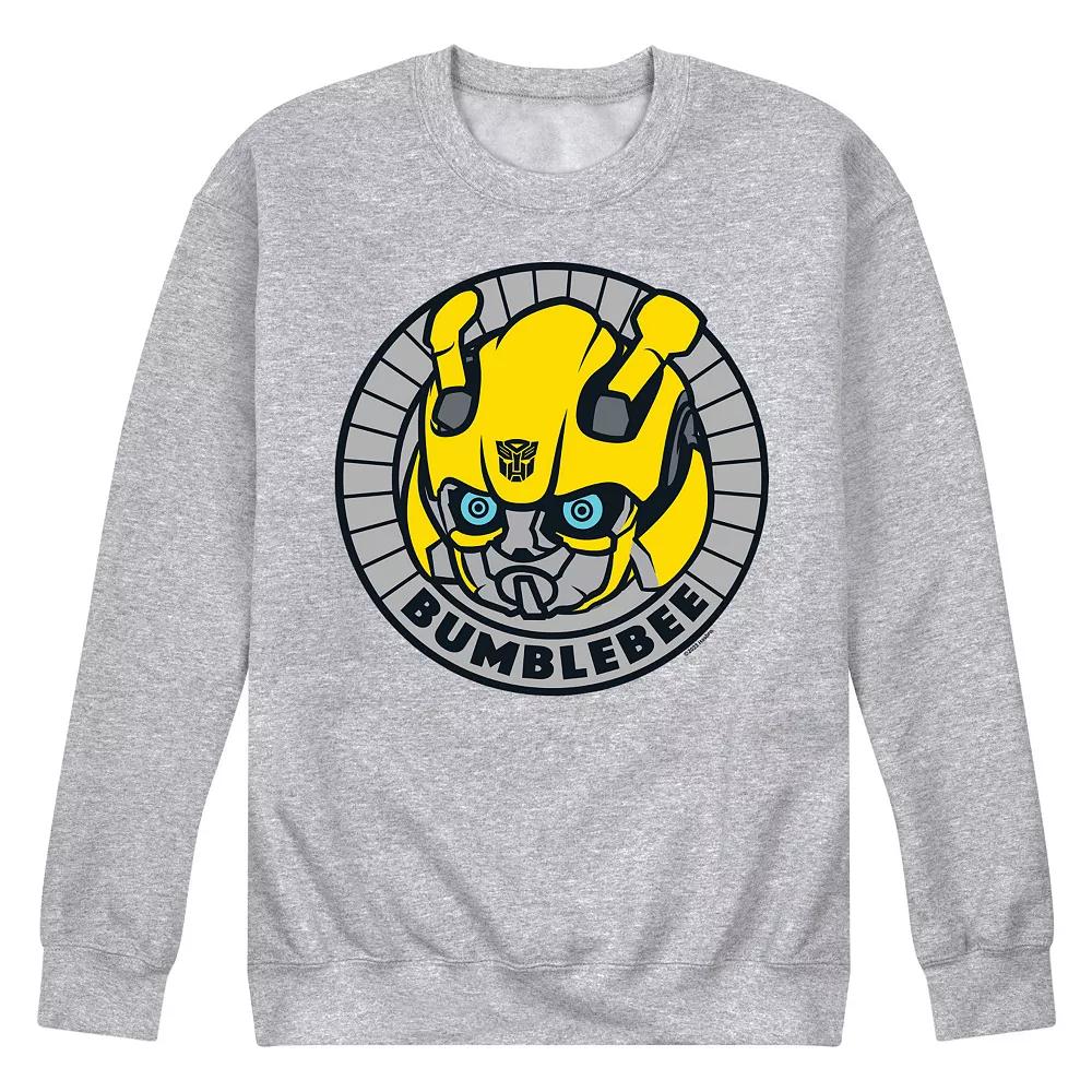 Men's Transformers Bumblebee Badge Fleece Sweatshirt,  Product Image