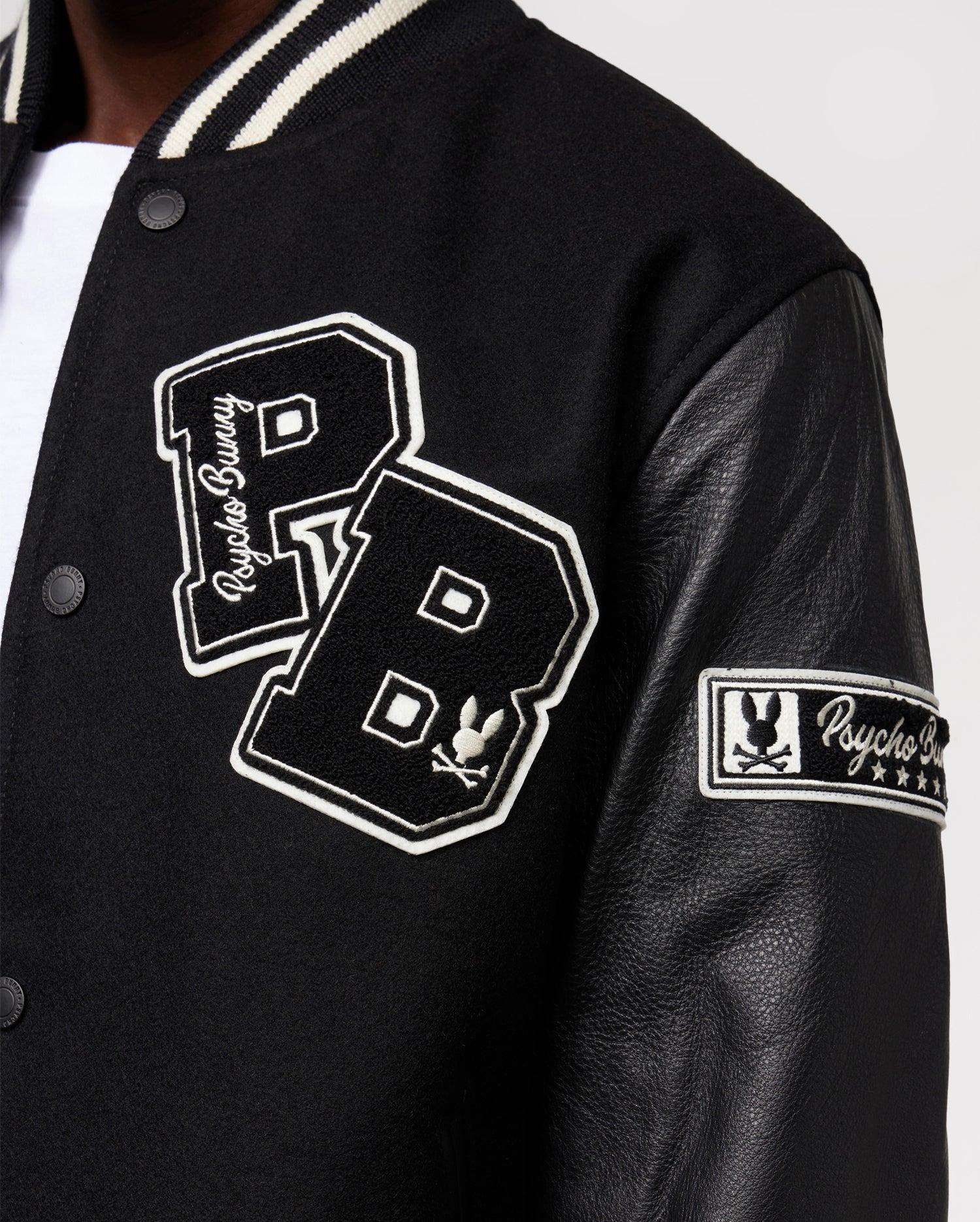 MENS ROBBINS VARSITY BOMBER JACKET - B6J524Z1OW Male Product Image