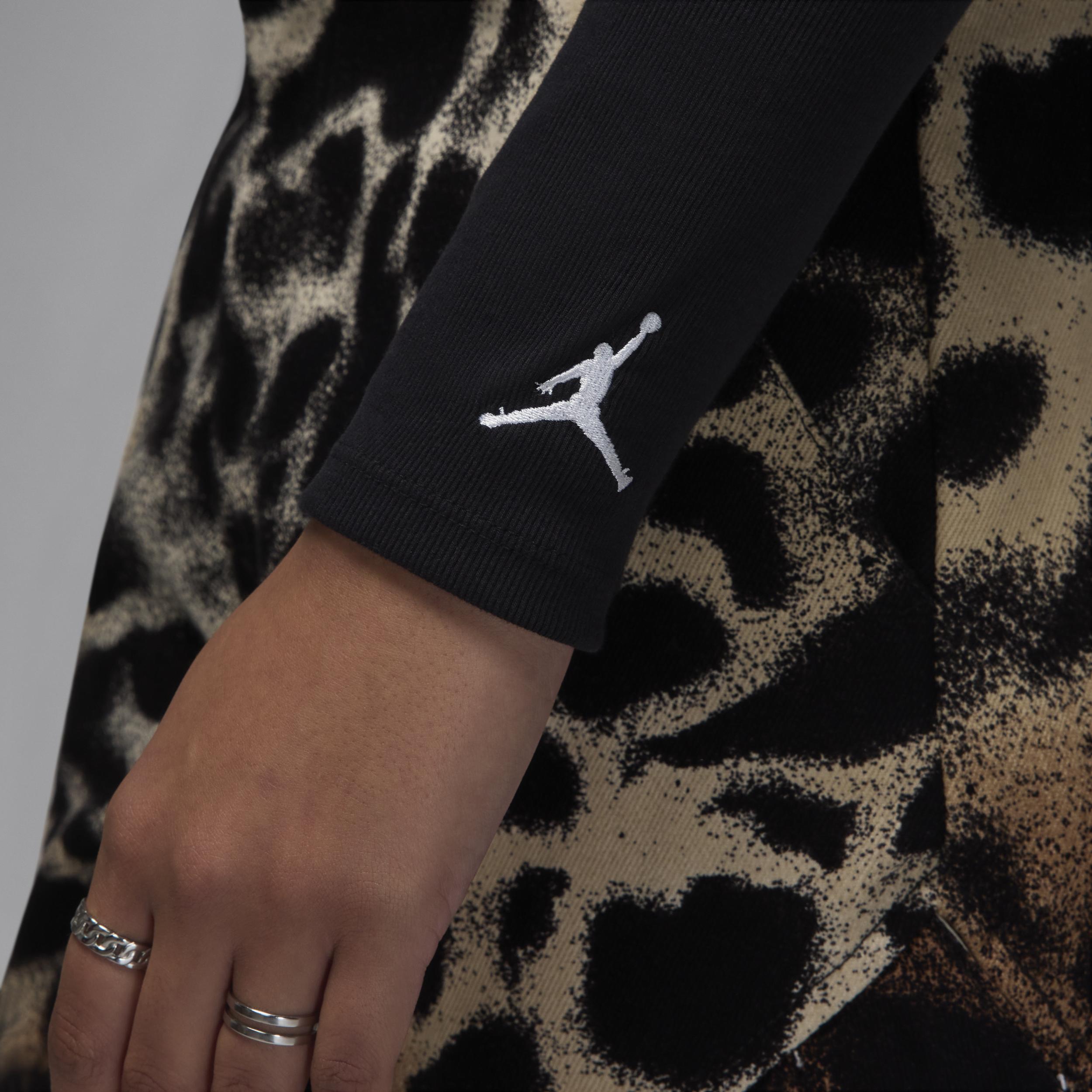 Womens Jordan Long-Sleeve Knit Top | FV7191-010 Product Image