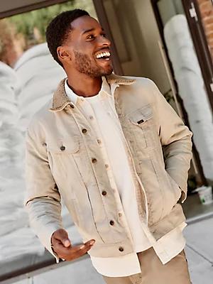 Men's Legendary Sherpa Lined Rider™ Jacket | Men's Jackets & Outerwear | Lee® Product Image