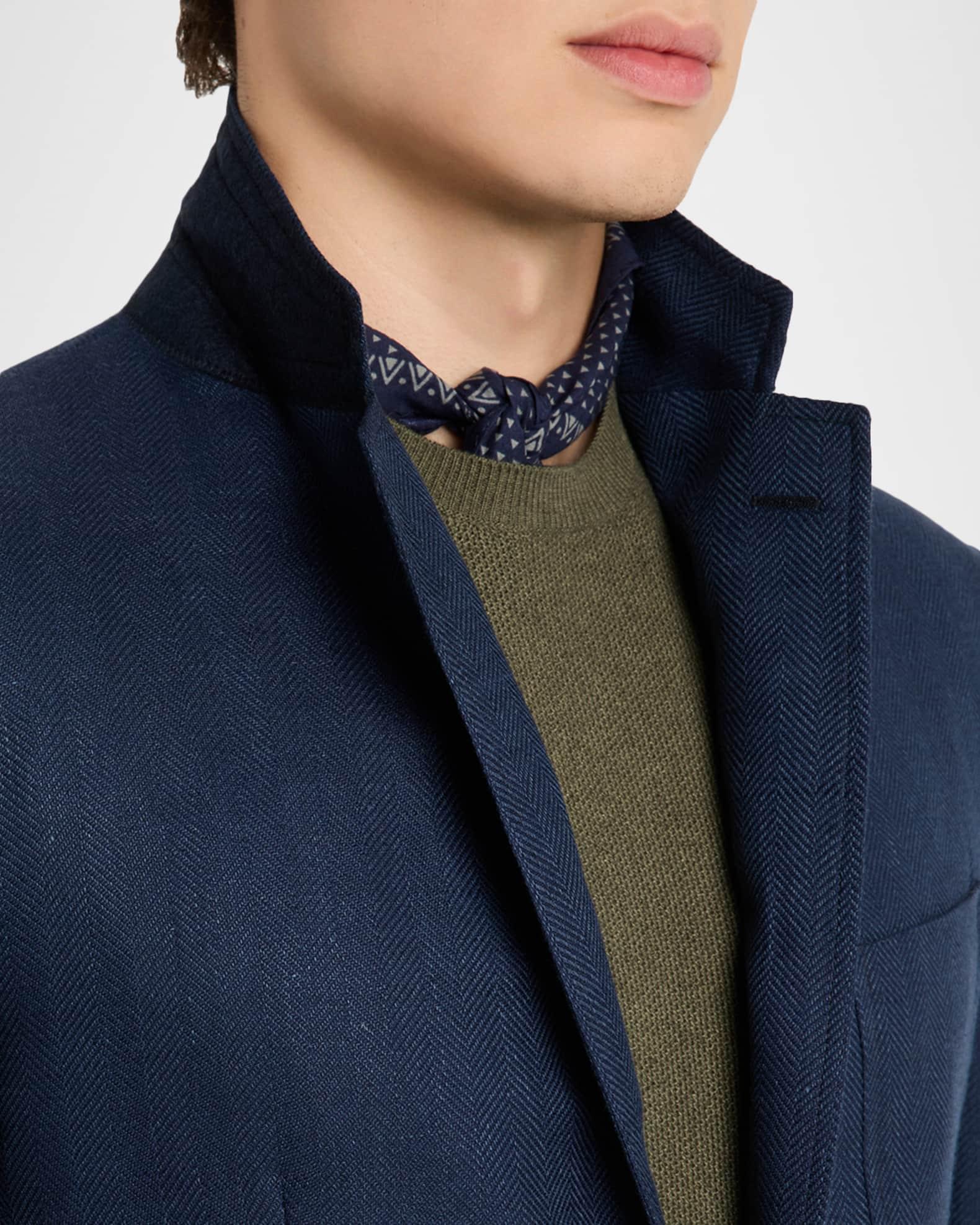 Men's Tailored Herringbone Sport Coat Product Image