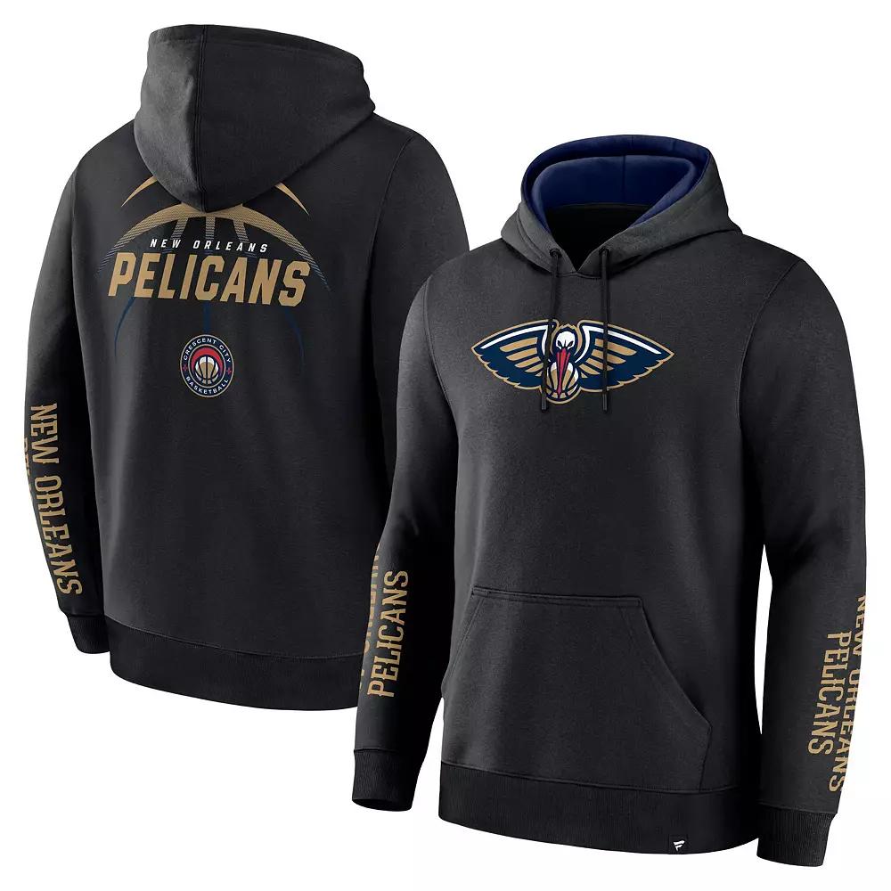 Men's Fanatics Black New Orleans Pelicans Legacy Guard Pullover Hoodie,  Product Image