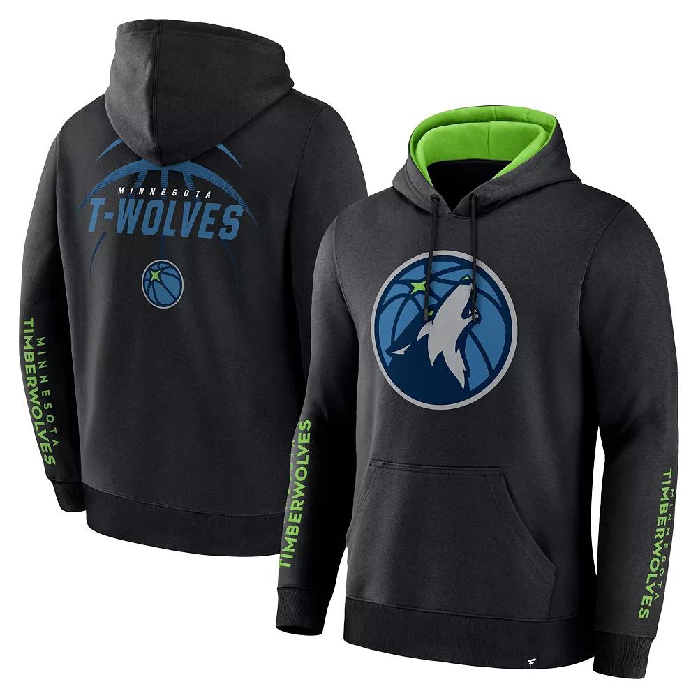 Men's Fanatics Black Minnesota Timberwolves Legacy Guard Pullover Hoodie,  Product Image