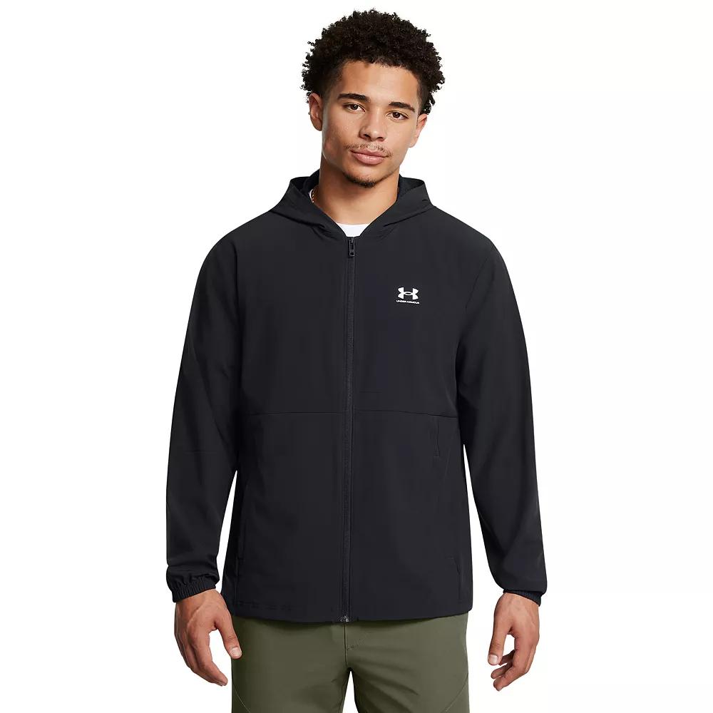 Men's Under Armour Vibe Woven Hooded Windbreaker Jacket,  Product Image