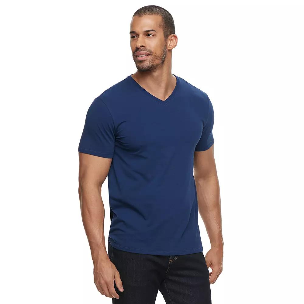 Men's Apt. 9® Premier Flex Short Sleeve V-Neck Tee,  Product Image