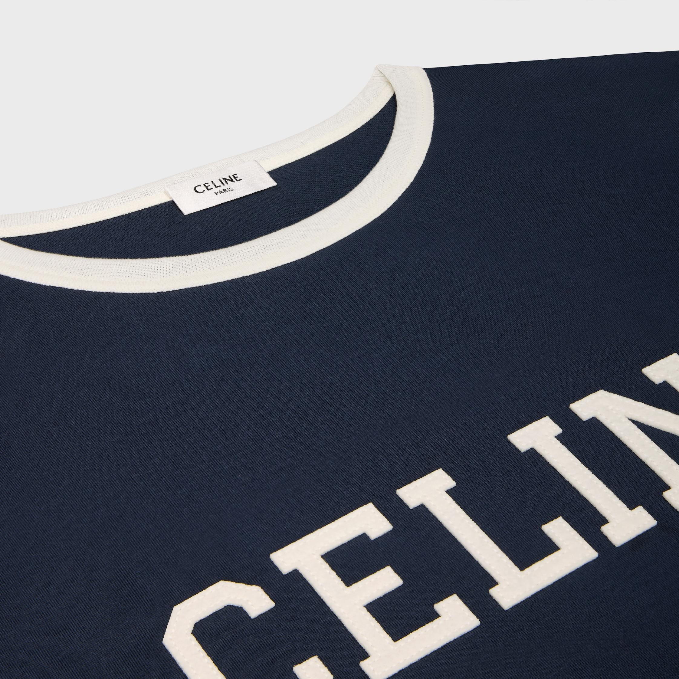 celine regular t-shirt in cotton jersey Product Image