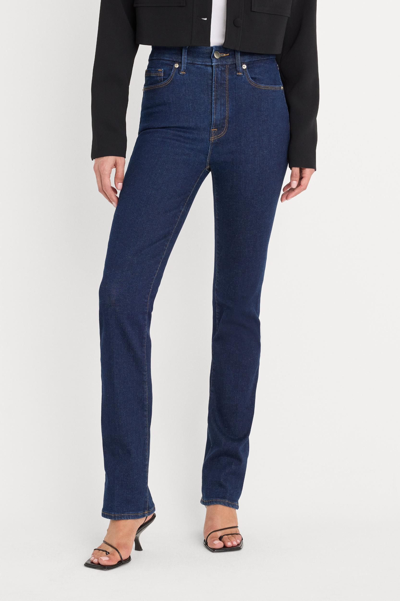 GOOD LEGS STRAIGHT JEANS LONG | DEEPBLUE04 Product Image