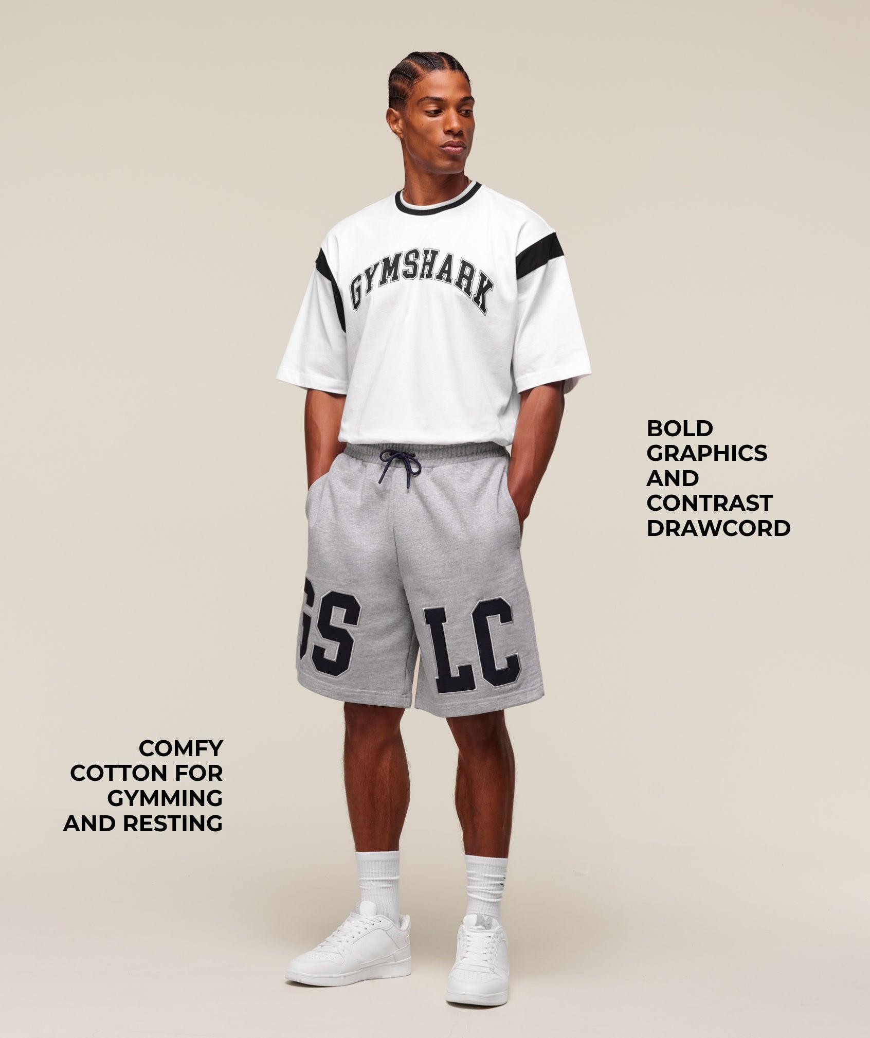 Gymshark GSLC 9" Short - Light Grey Core Marl Male Product Image