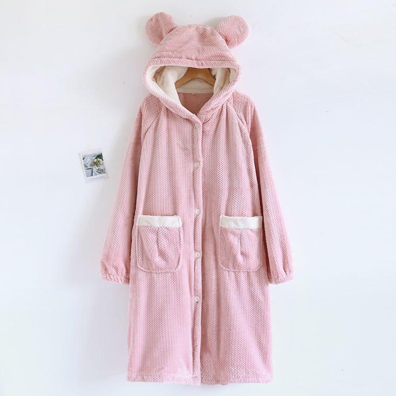 Couple Matching Hooded Pajama Robe (Various Designs) Product Image