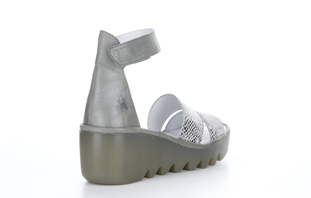 6150789   Bono Off White Piombo Snake Sandals by Fly London Product Image