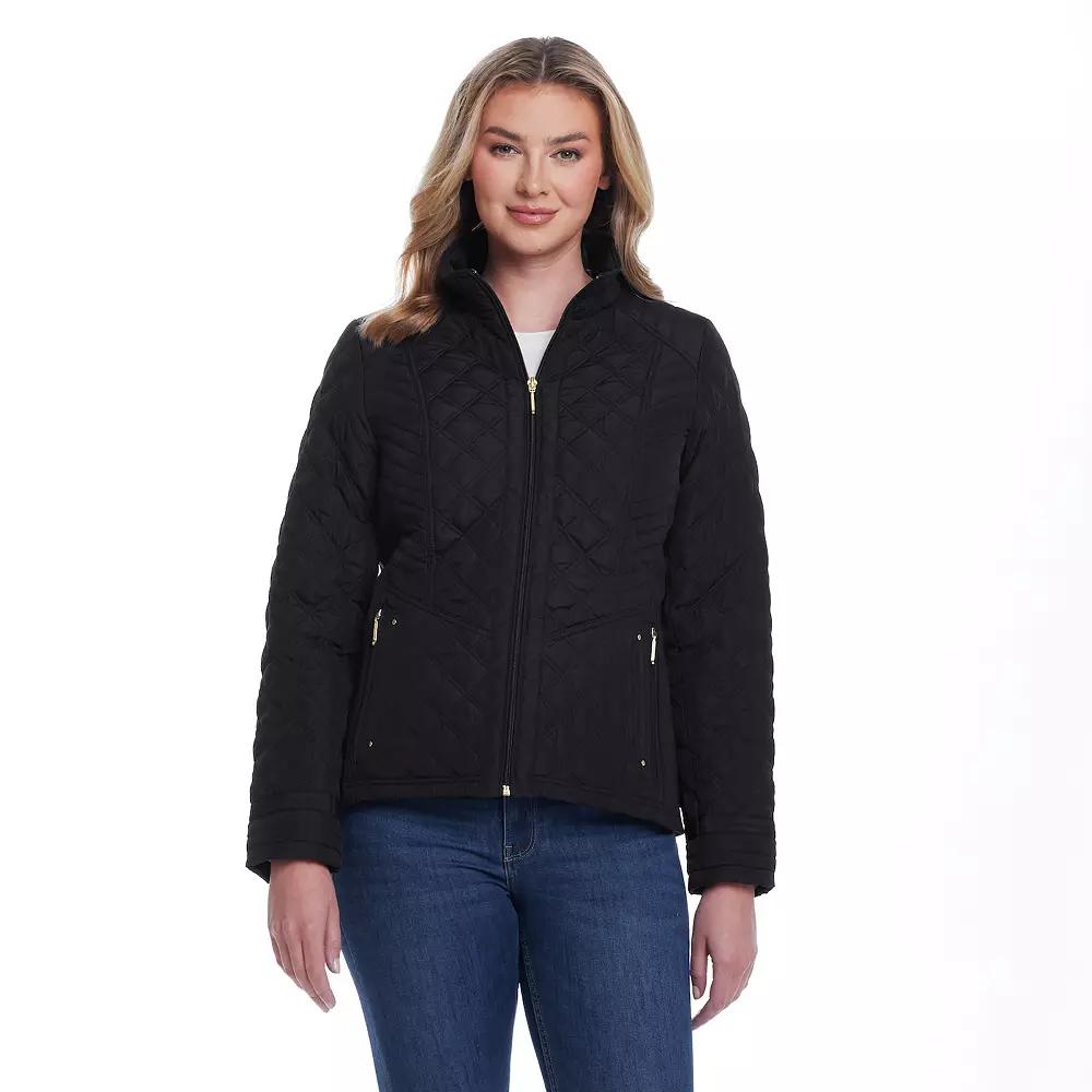 Women's Weathercast Quilted Jacket with Side Stretch,  Product Image