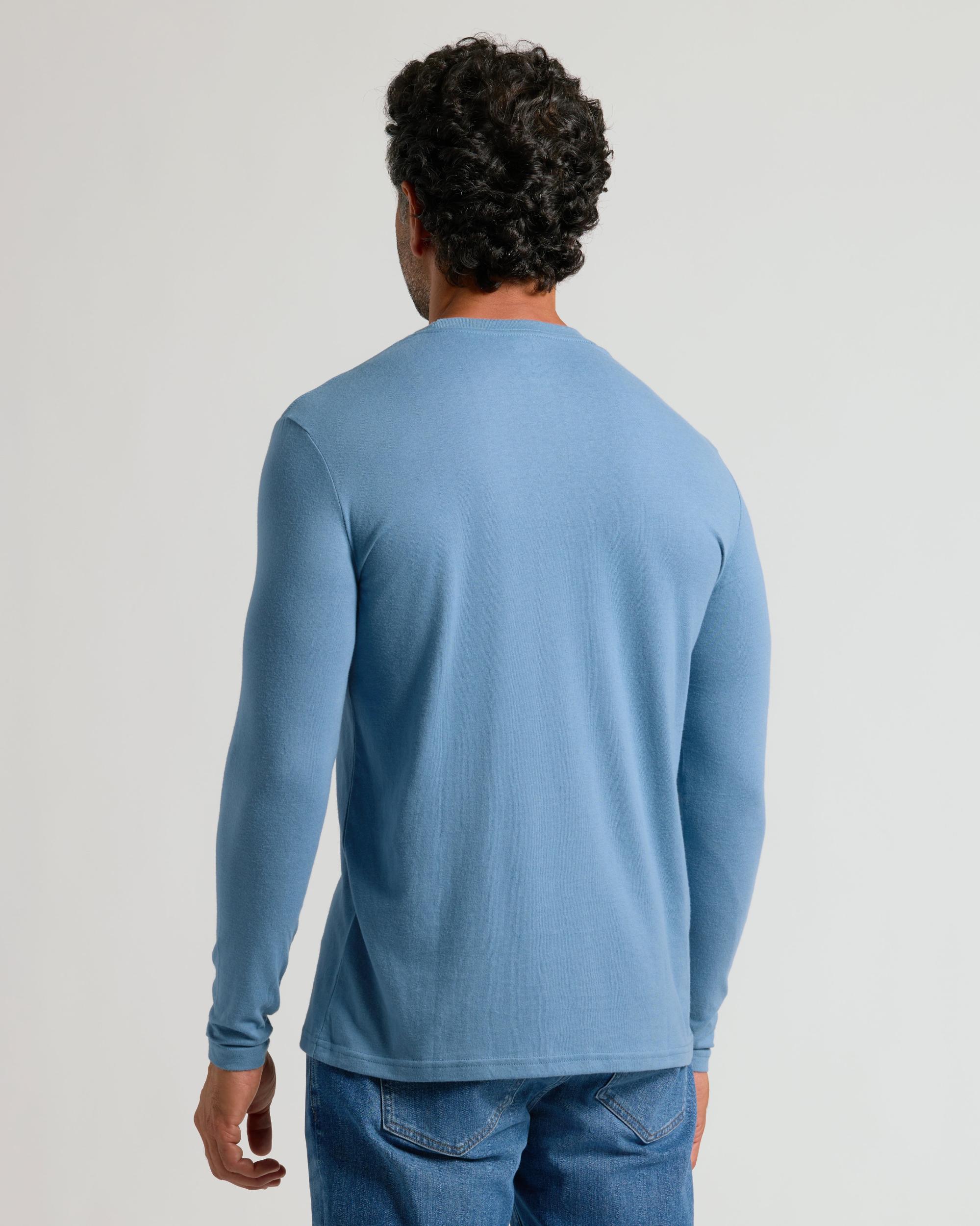 Indigo Classic Long Sleeve Crew Neck Product Image