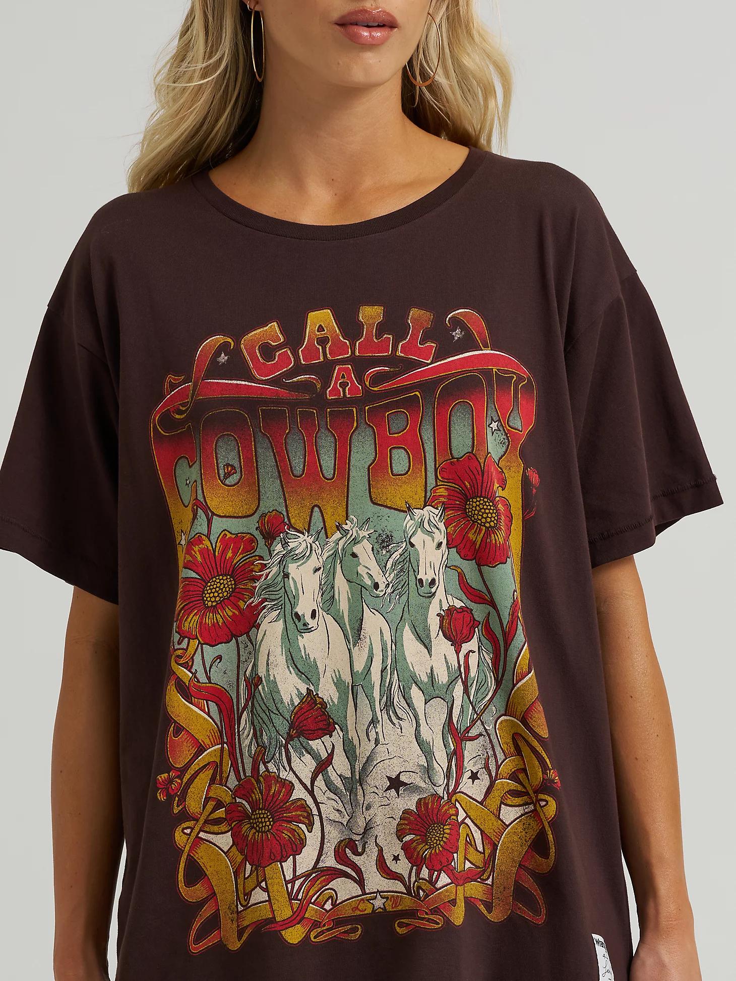 Wrangler x Lainey Wilson Call a Cowboy Oversized Tee | Women's TOPS | Wrangler® Product Image