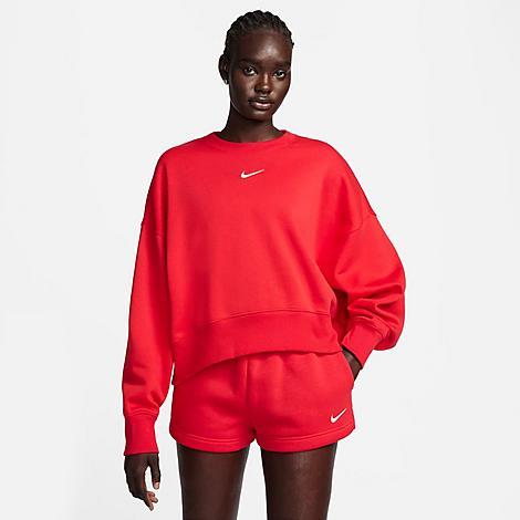 Womens Nike Sportswear Phoenix Fleece Oversized Crewneck Sweatshirt Product Image