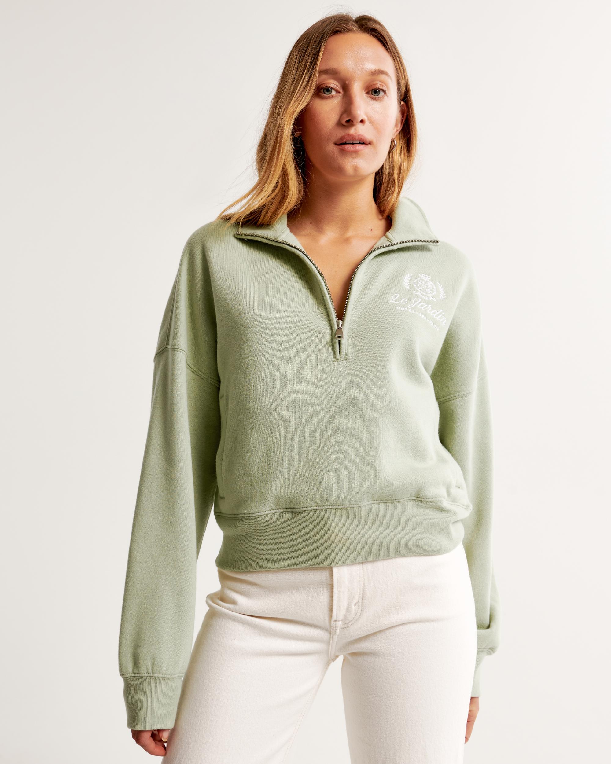 Lounge Graphic Mock Half-Zip Product Image