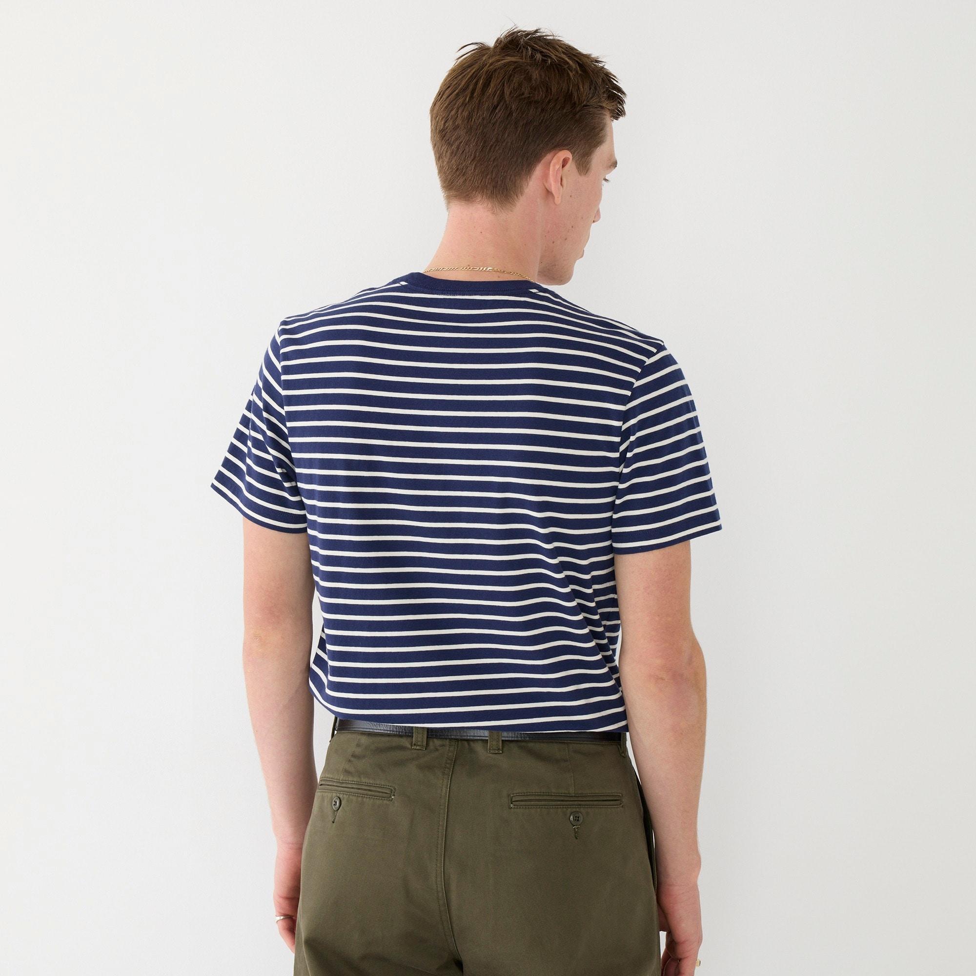 Cotton T-shirt in stripe Product Image