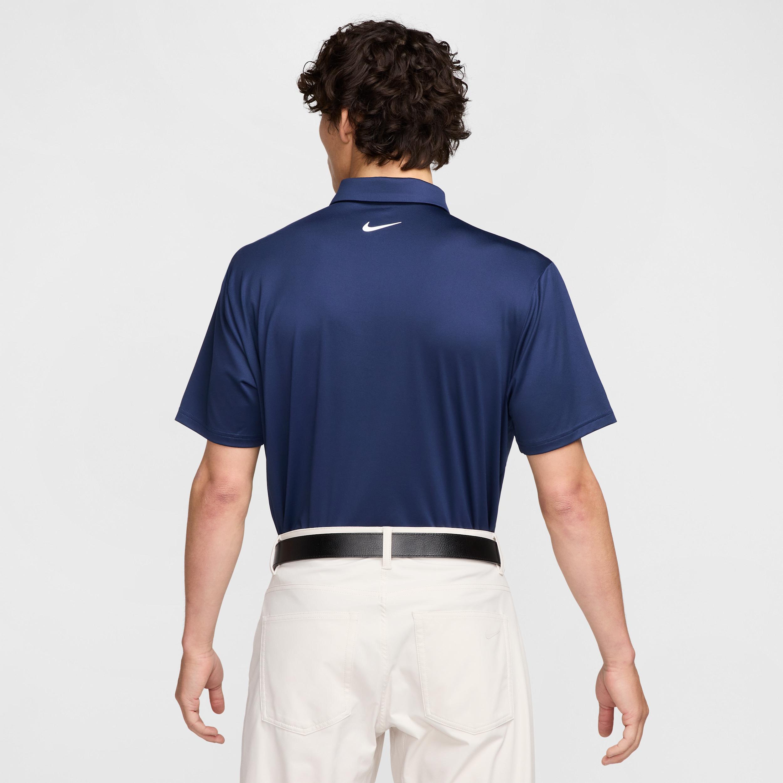 Nike Mens Tour Dri-FIT Solid Golf Polo | FZ7481-410 Product Image