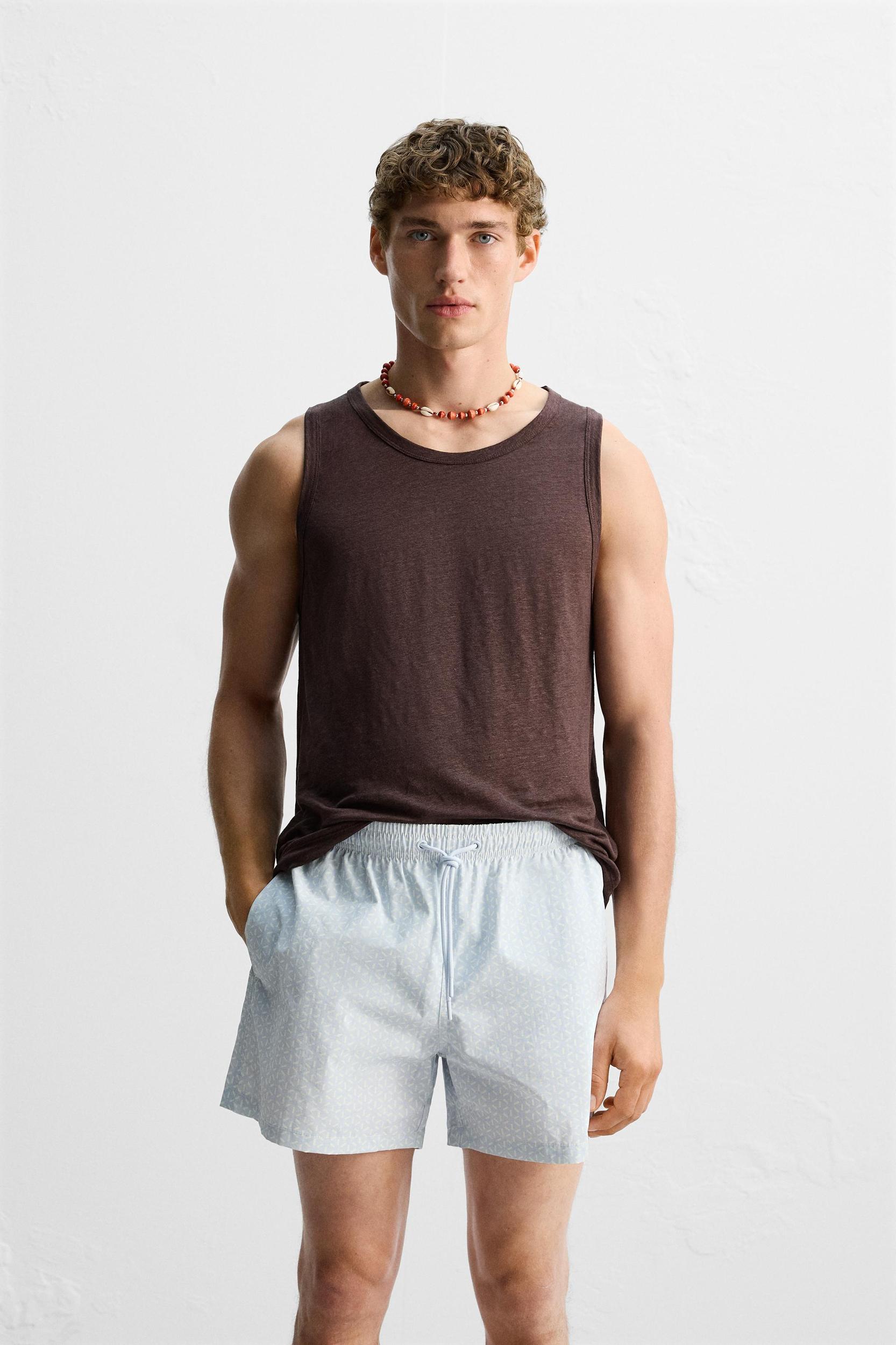 PRINTED MID-LENGTH SWIMSUIT Product Image