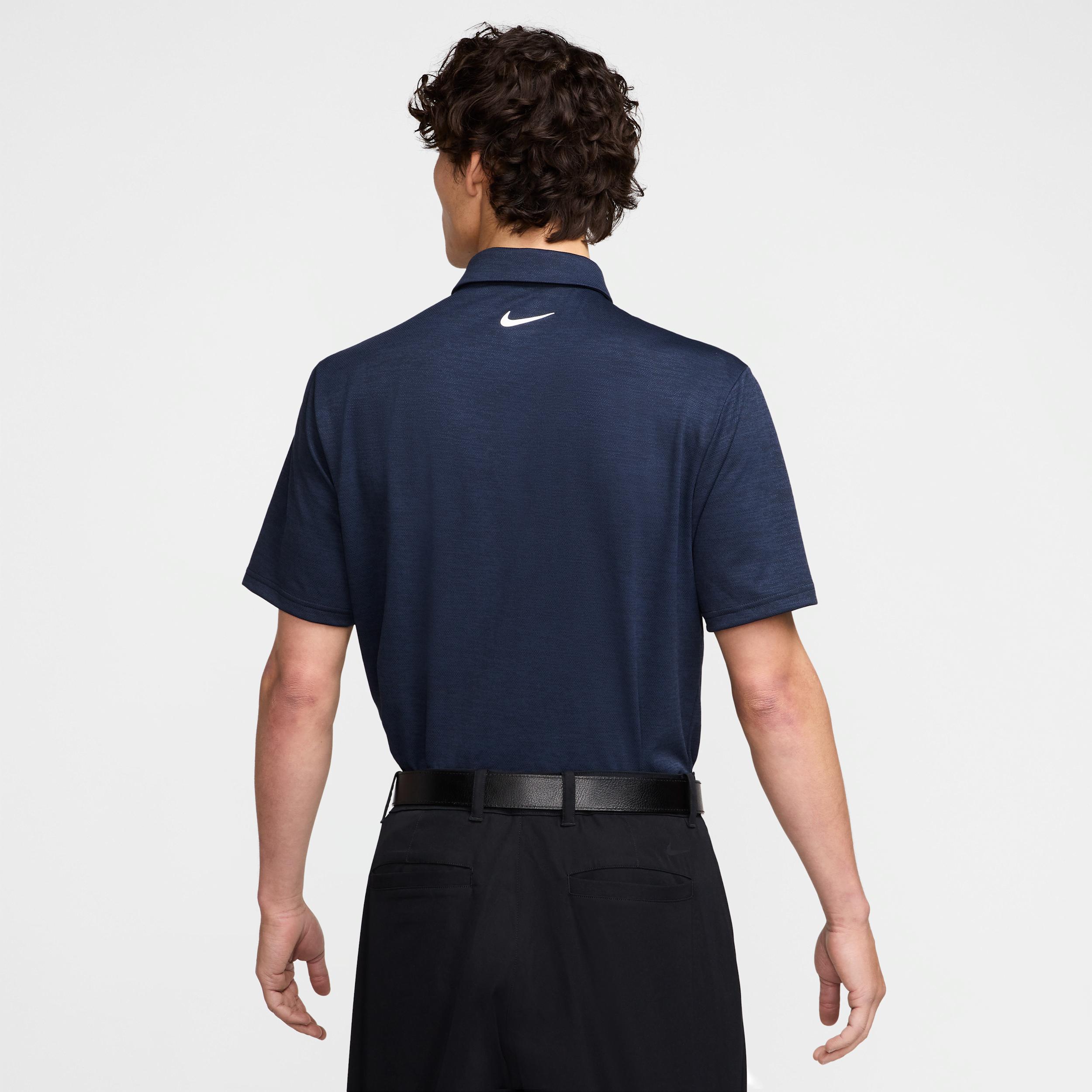 Nike Mens Tour Dri-FIT Jacquard Golf Polo | FZ7475-410 Product Image