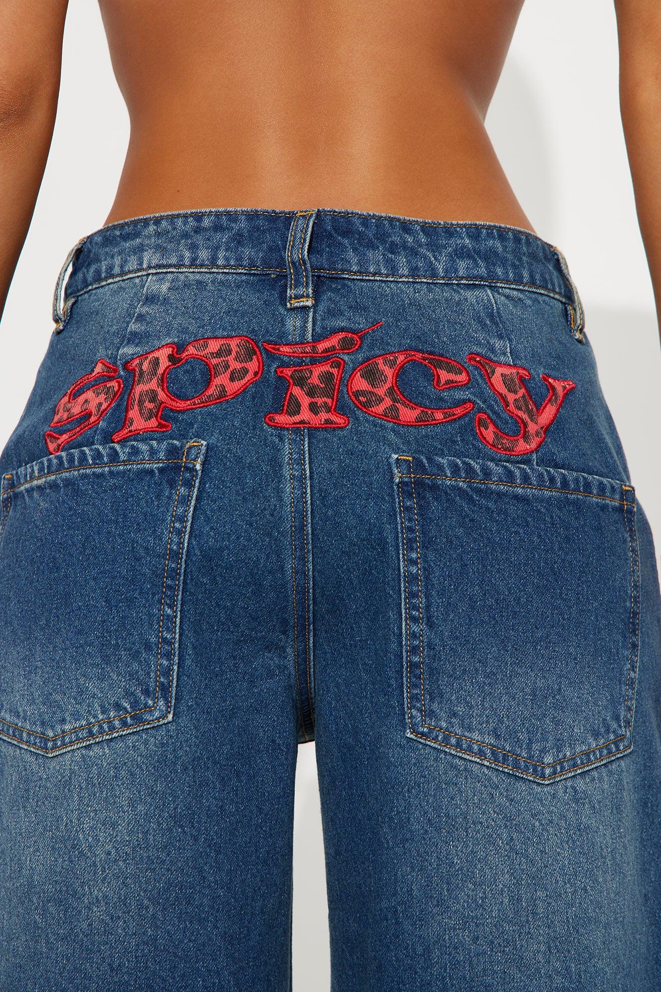 South Street Spicy Denim Jorts - Dark Wash Product Image