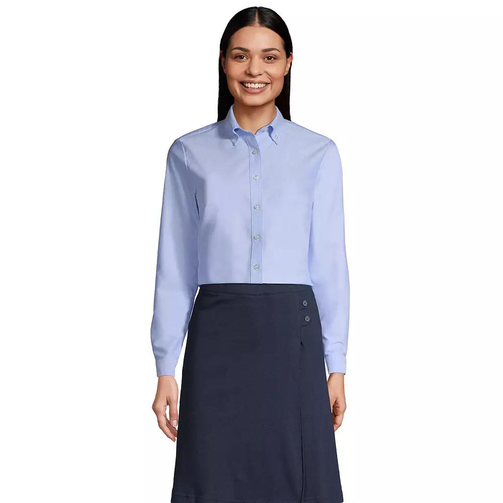 Women's Lands' End Long Sleeve Oxford Dress Shirt,  Product Image