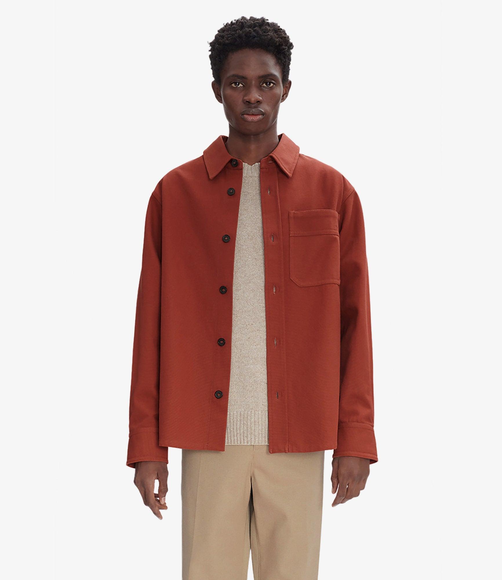 Basile Brodée Poitrine overshirt Male Product Image