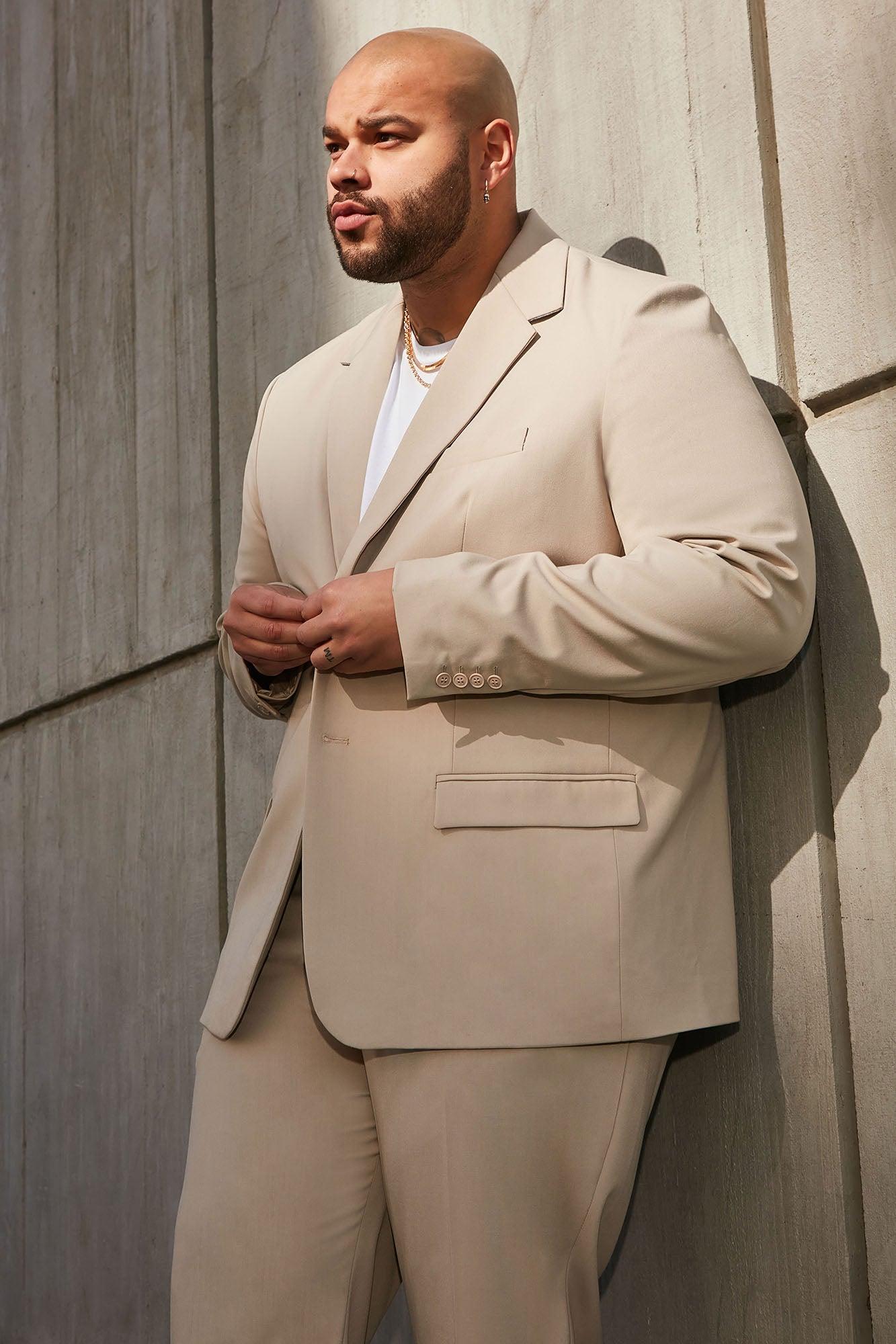 The Modern Stretch Suit Jacket - Tan Product Image
