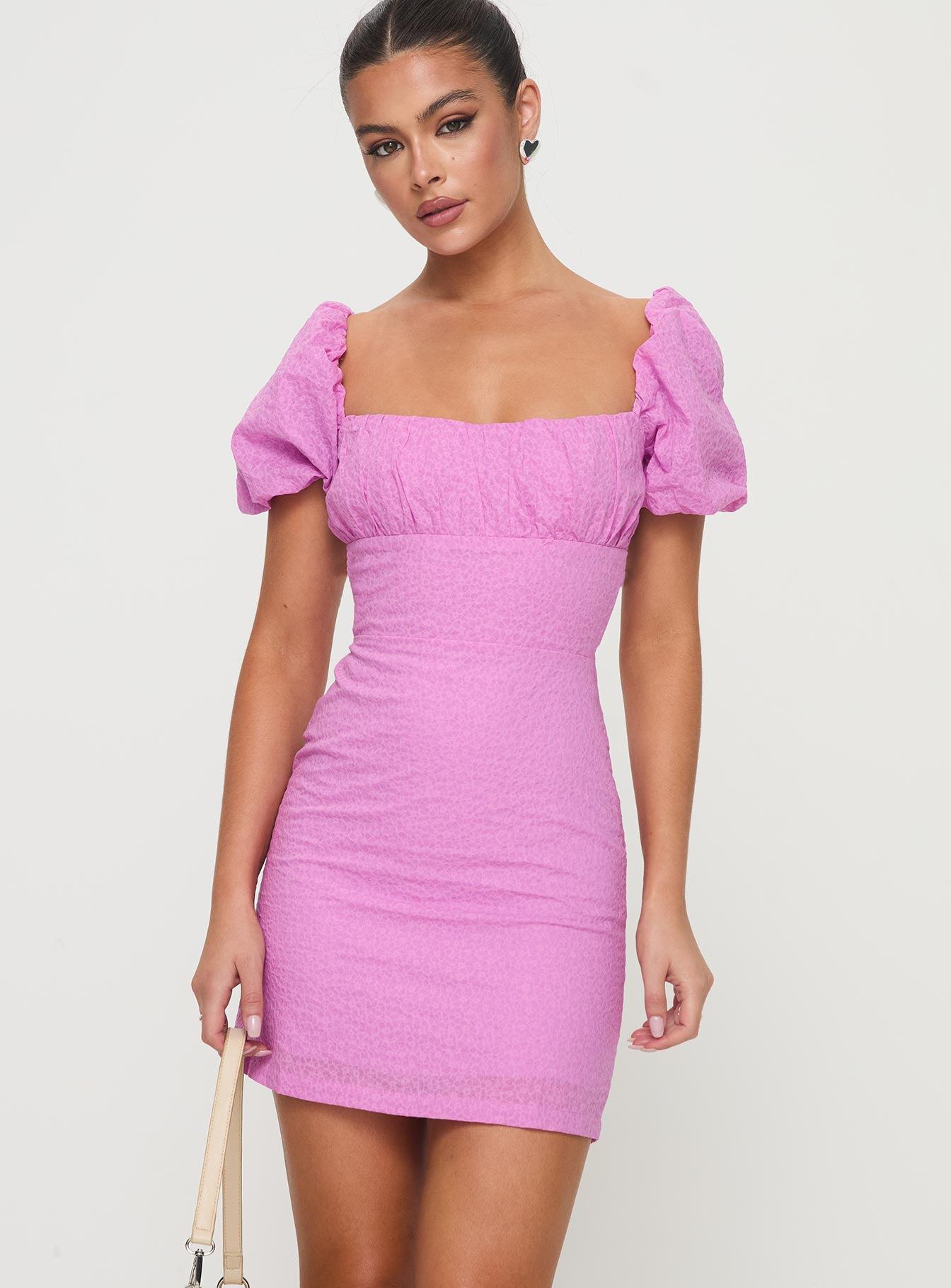 Tanami Mini Dress Pink Product Image