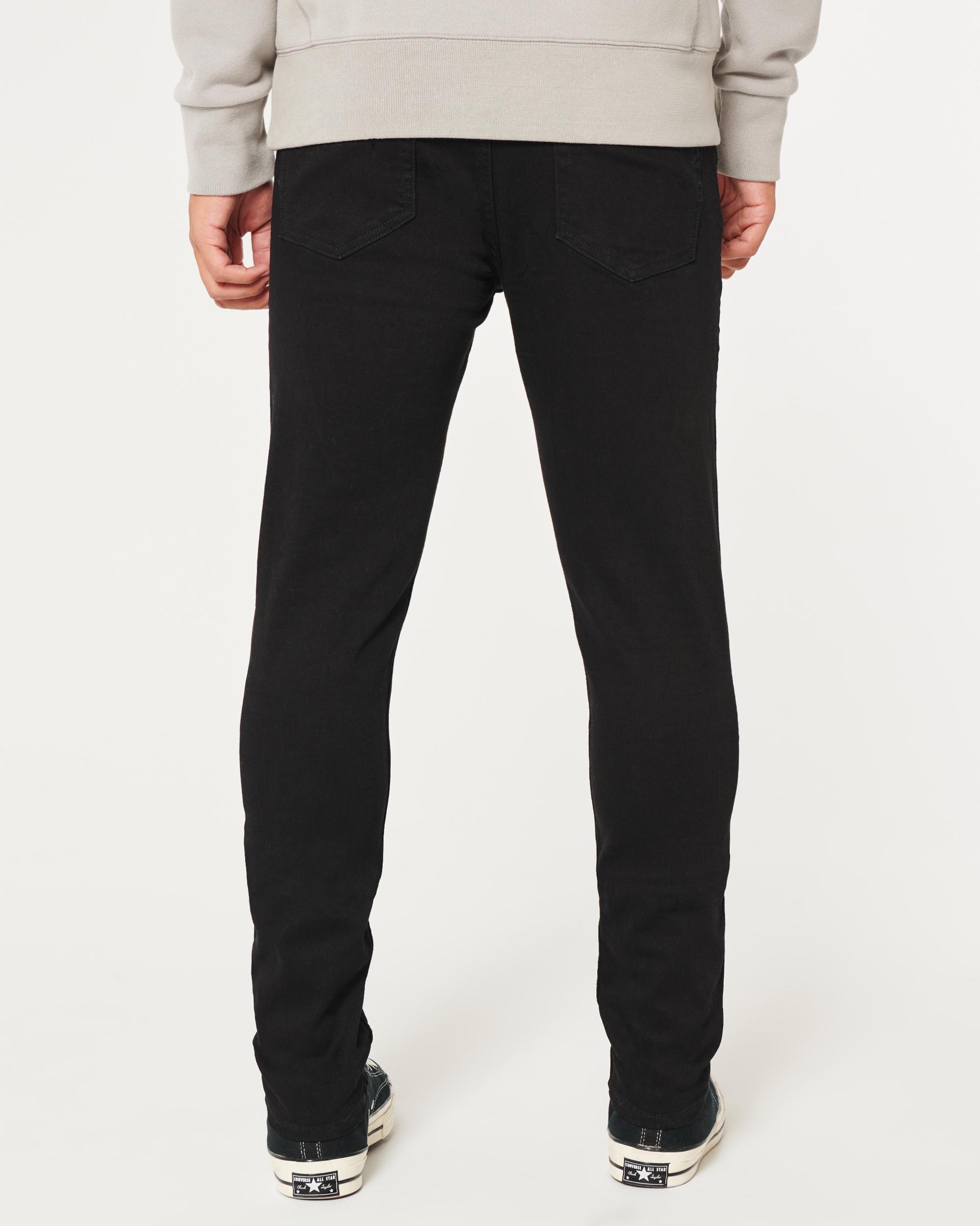 Black No Fade Athletic Skinny Jeans Product Image