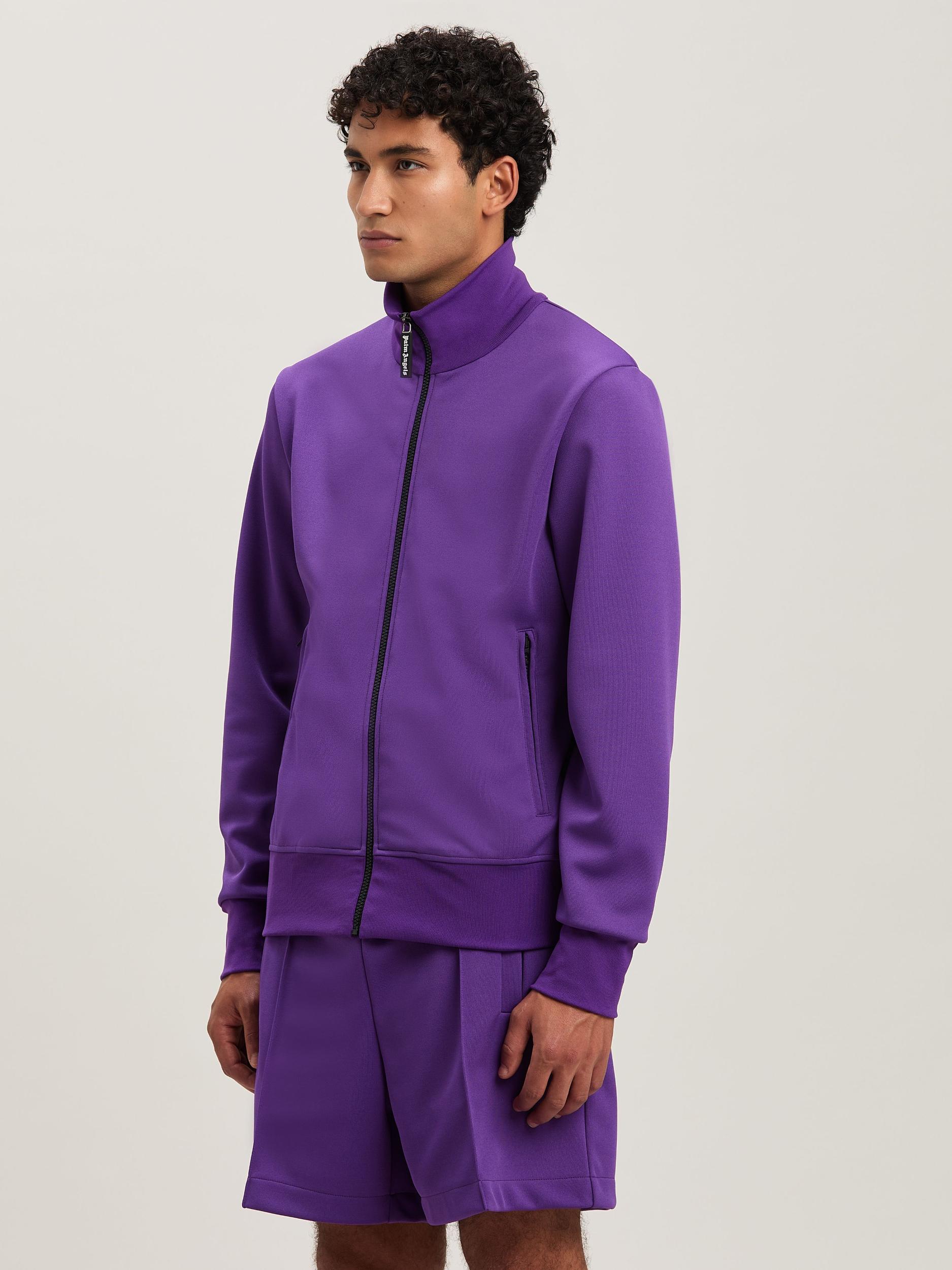 BACK CURVED LOGO TRACK JACKET PURPLE - O Product Image