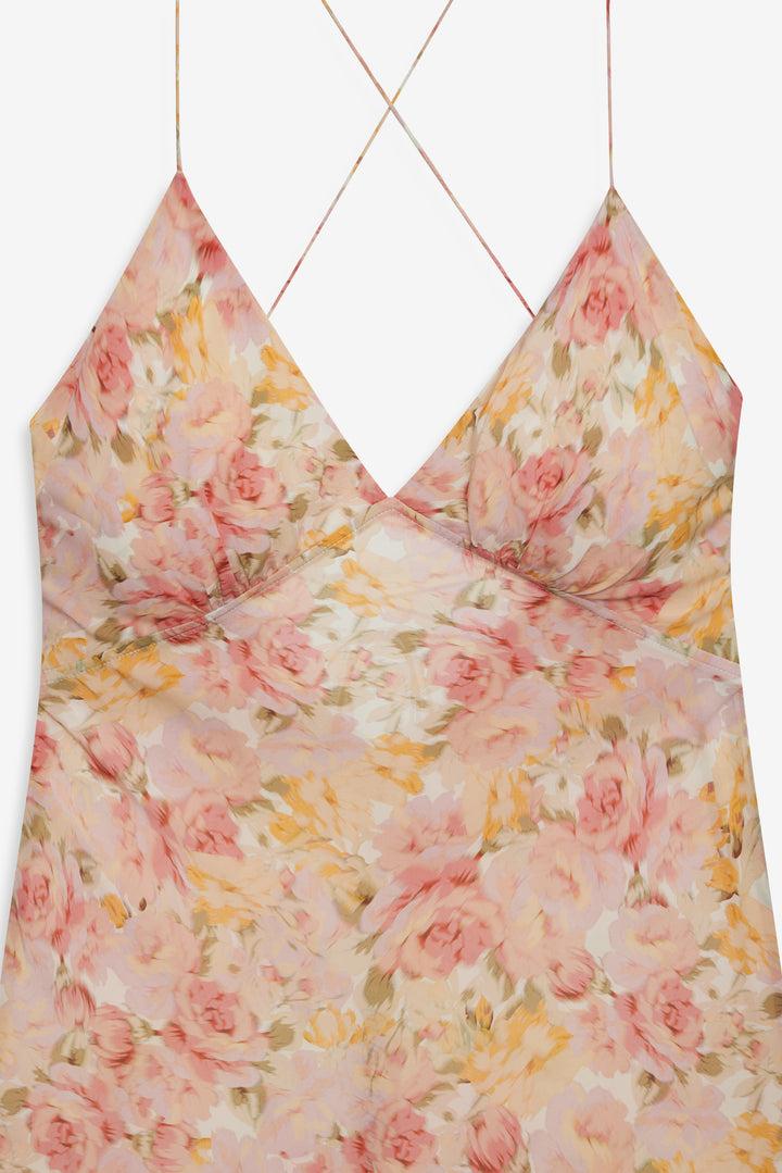 Elea Maxi Dress — Peach Product Image