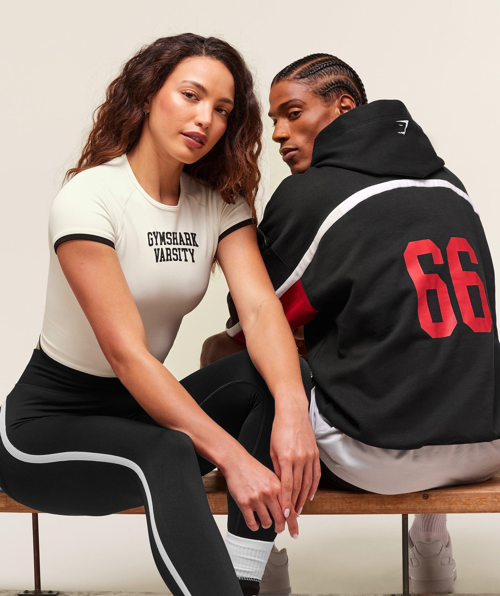 Gymshark Campus Hoodie - Black Male Product Image