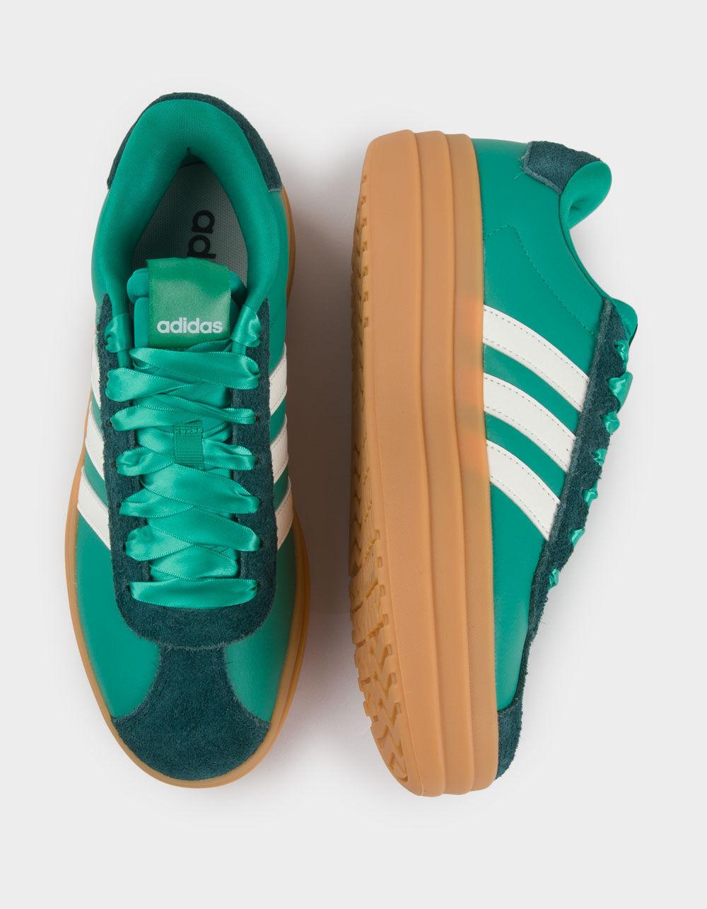 ADIDAS VL Court Bold Womens Platform Shoes - GREEN/WHITE Product Image