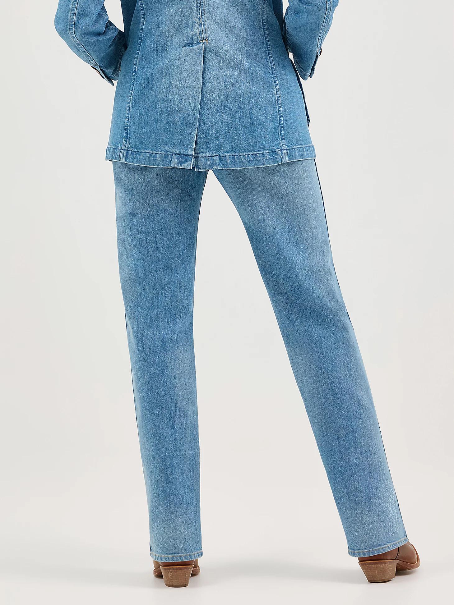 Women's Sunset Mid Rise Straight Jean | Women's JEANS | Wrangler® Product Image