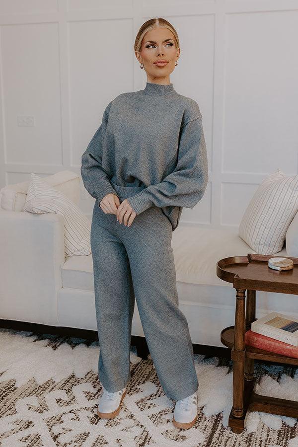 Casual Cues Knit Sweater Product Image