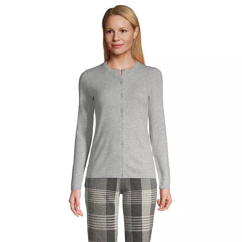 Women's Lands' End Classic Cashmere Cardigan Sweater,  Product Image