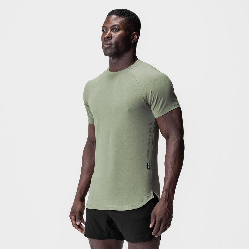 0767. Supima® Established Tee - Sage Product Image