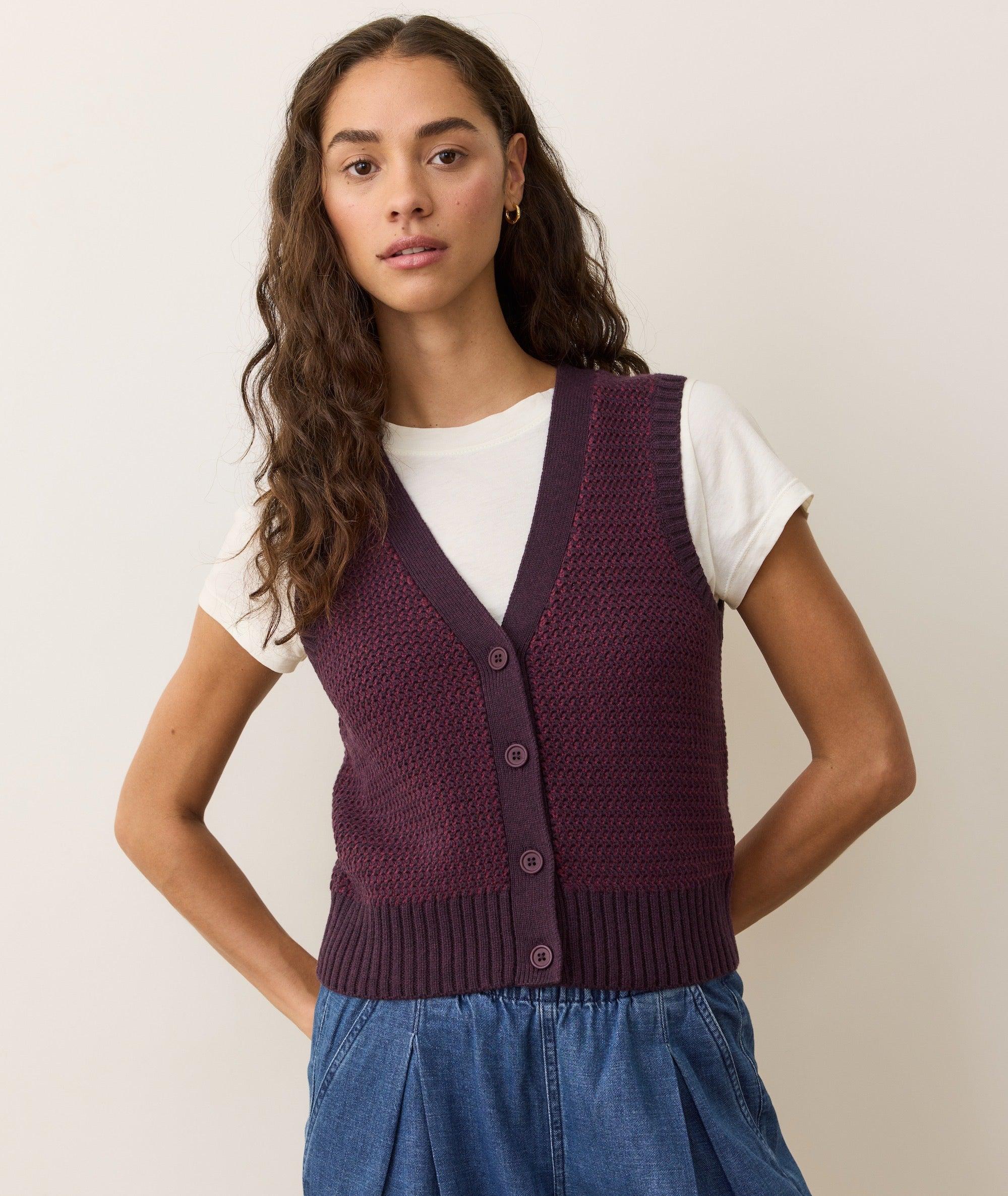 Robin Textured Sweater Vest Product Image