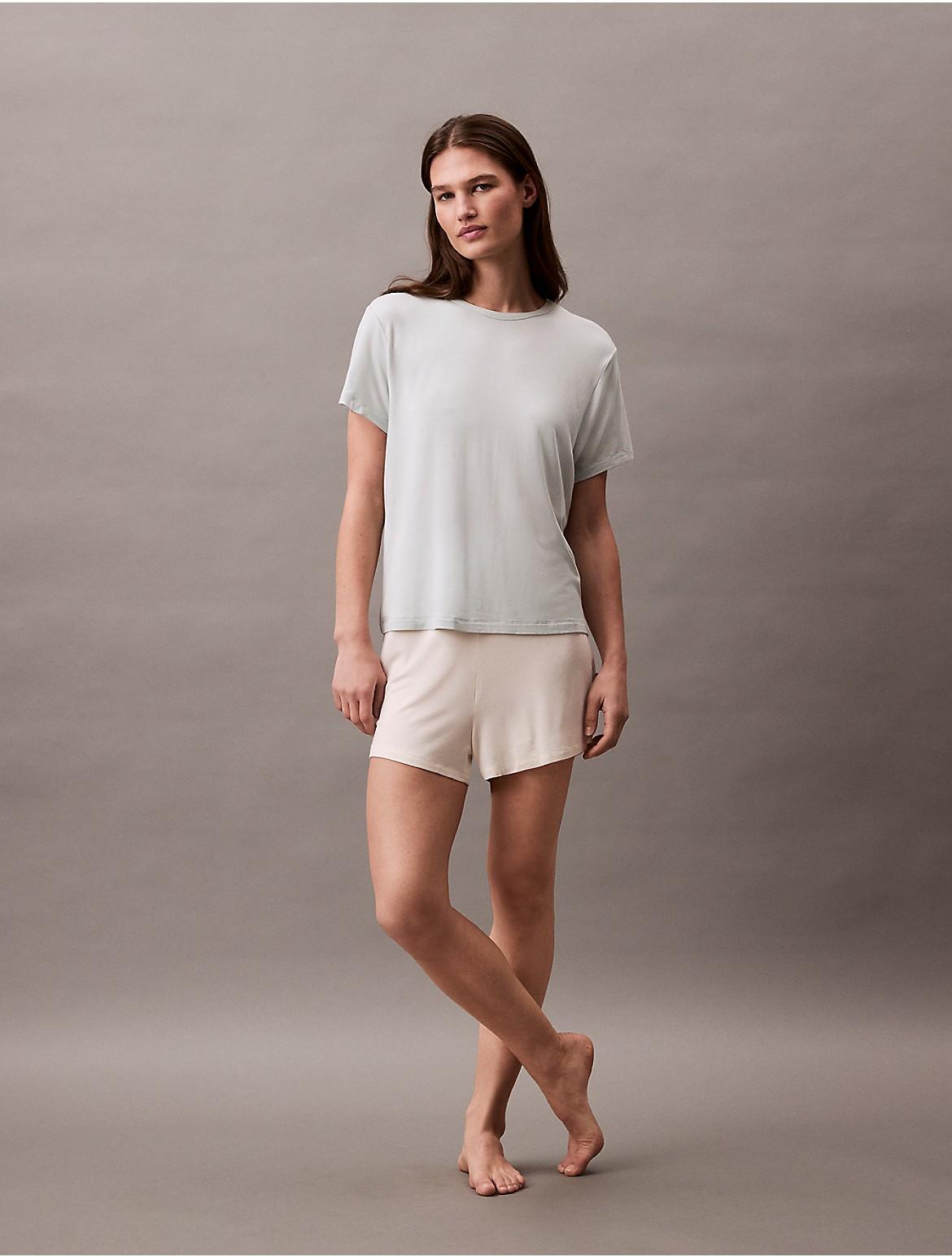 Calvin Klein Womens Ultra Soft Modal Relaxed T-Shirt - Grey Product Image