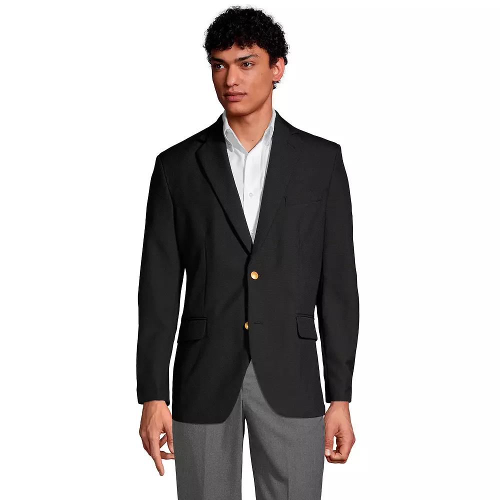 Men's Lands' End Hopsack Blazer,  Product Image